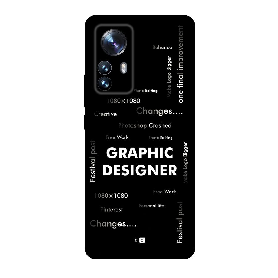 Graphic Designer Struggles Back Case for Xiaomi 12 Pro