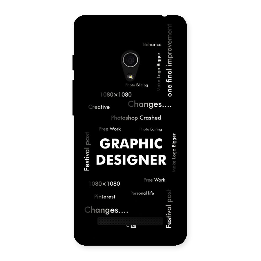 Graphic Designer Struggles Back Case for Zenfone 5