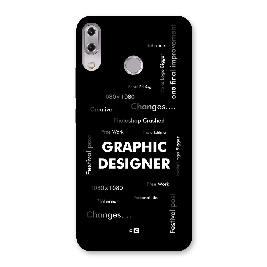 Graphic Designer Struggles Back Case for Zenfone 5Z