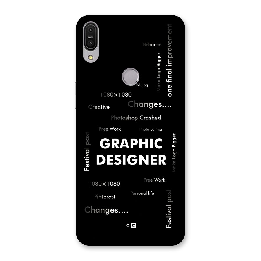 Graphic Designer Struggles Back Case for Zenfone Max Pro M1
