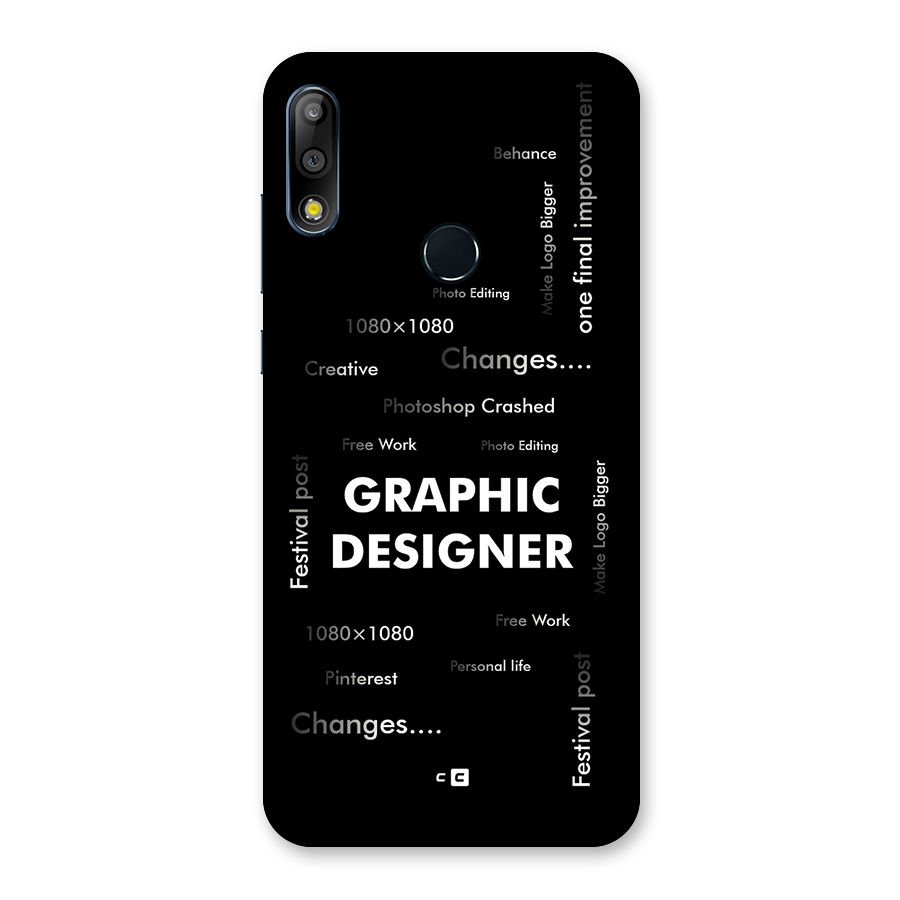 Graphic Designer Struggles Back Case for Zenfone Max Pro M2