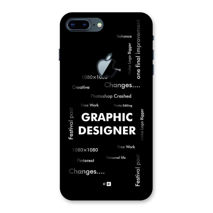 Graphic Designer Struggles Back Case for iPhone 7 Plus Apple Cut