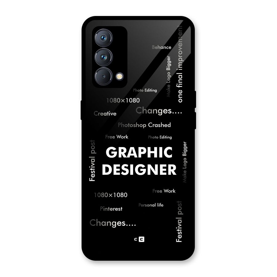 Graphic Designer Struggles Glass Back Case for Realme GT Master Edition