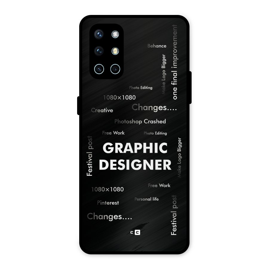 Graphic Designer Struggles Metal Back Case for OnePlus 9R