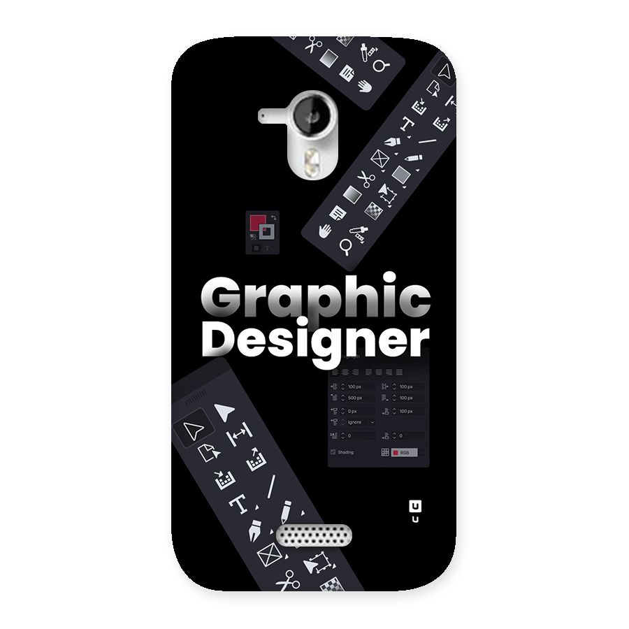 Graphic Designer Tools Back Case for Canvas HD A116