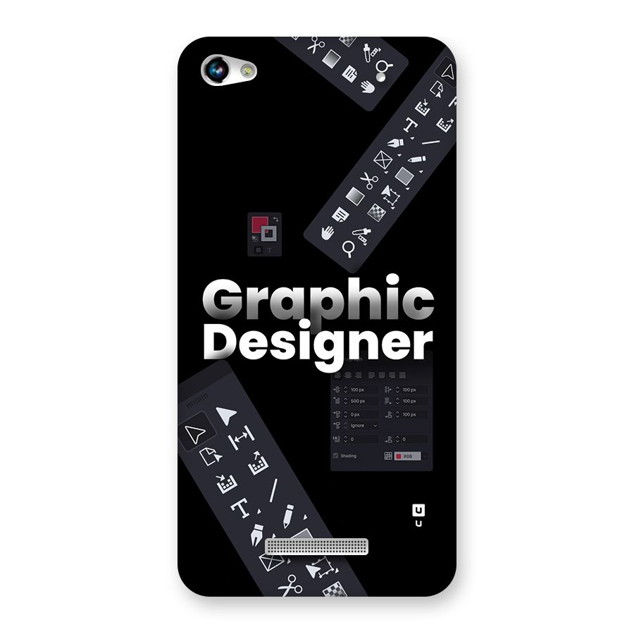 Graphic Designer Tools Back Case for Canvas Hue 2 A316