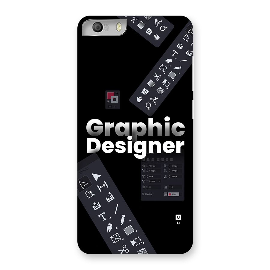 Graphic Designer Tools Back Case for Canvas Knight 2