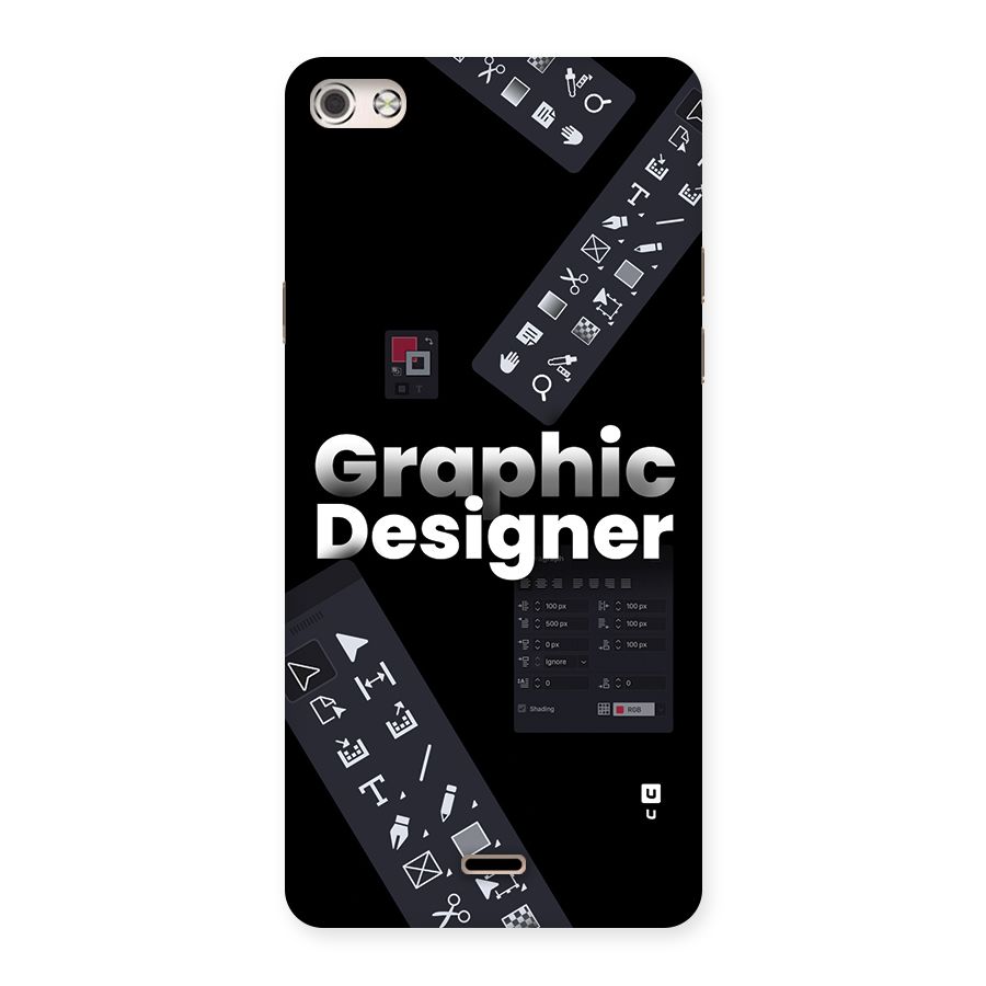 Graphic Designer Tools Back Case for Canvas Silver 5