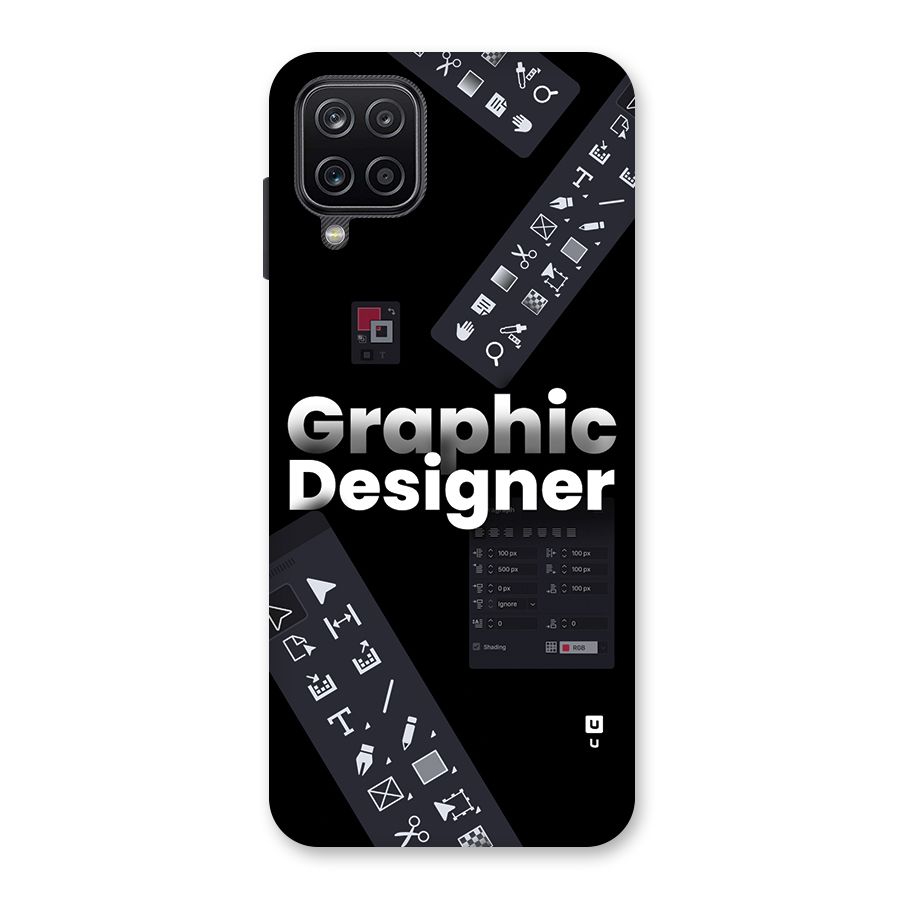 Graphic Designer Tools Back Case for Galaxy A12