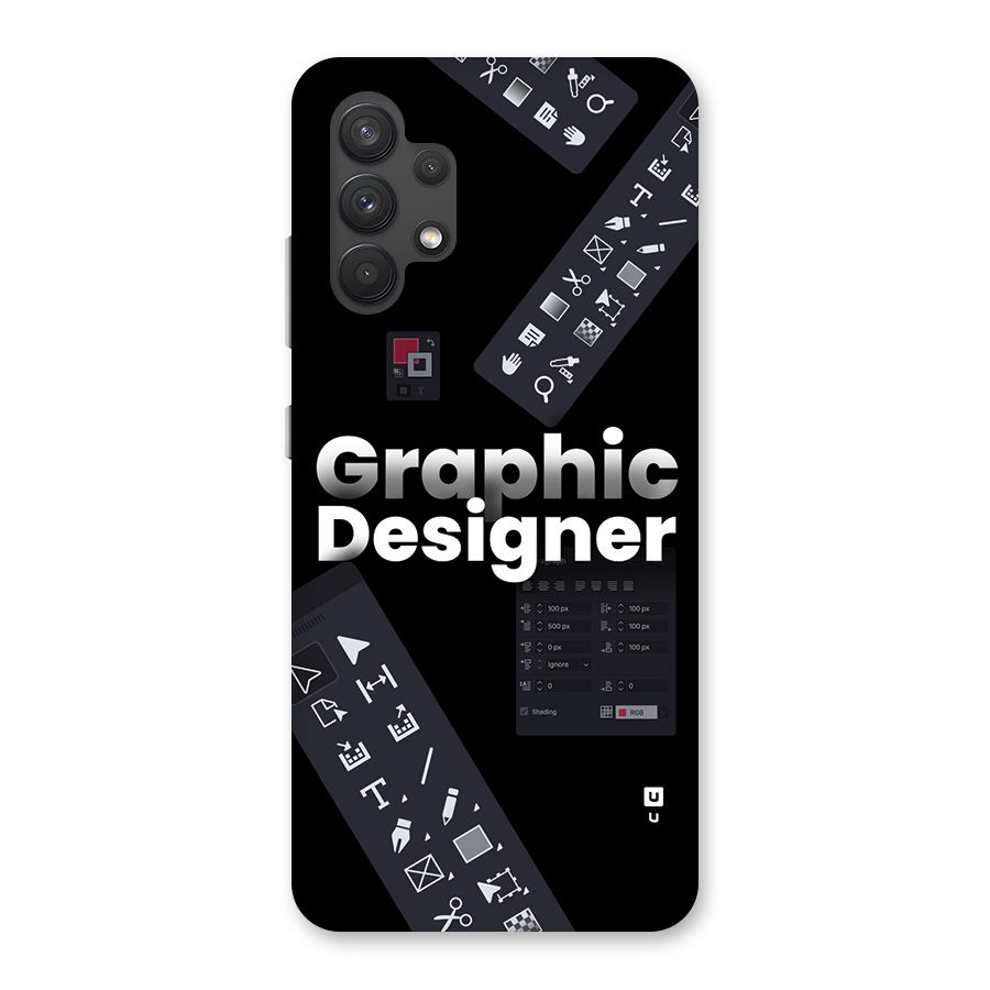 Graphic Designer Tools Back Case for Galaxy A32