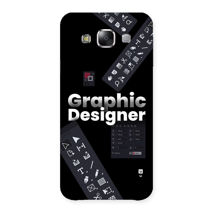 Graphic Designer Tools Back Case for Galaxy E5