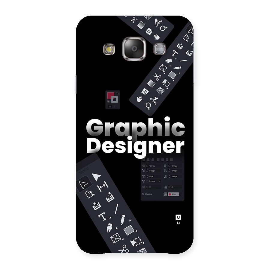 Graphic Designer Tools Back Case for Galaxy E7