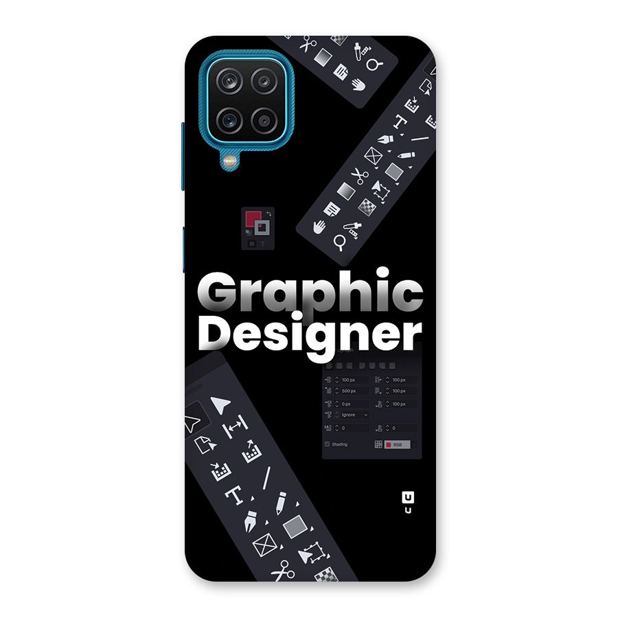 Graphic Designer Tools Back Case for Galaxy M12