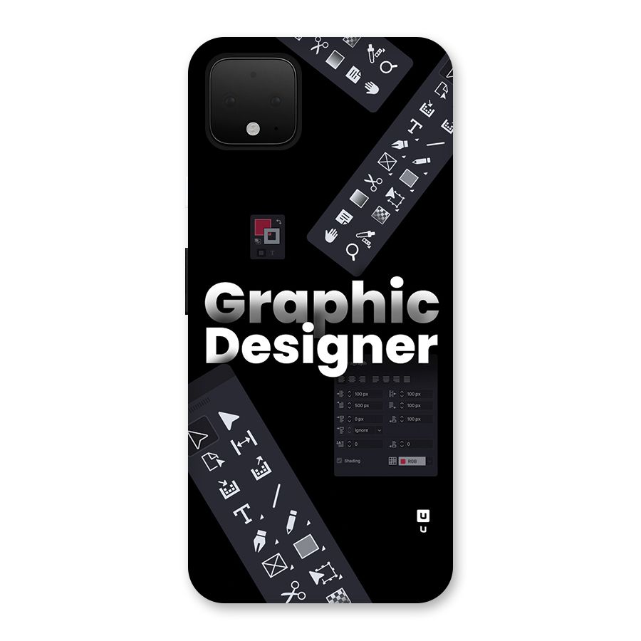 Graphic Designer Tools Back Case for Google Pixel 4 XL