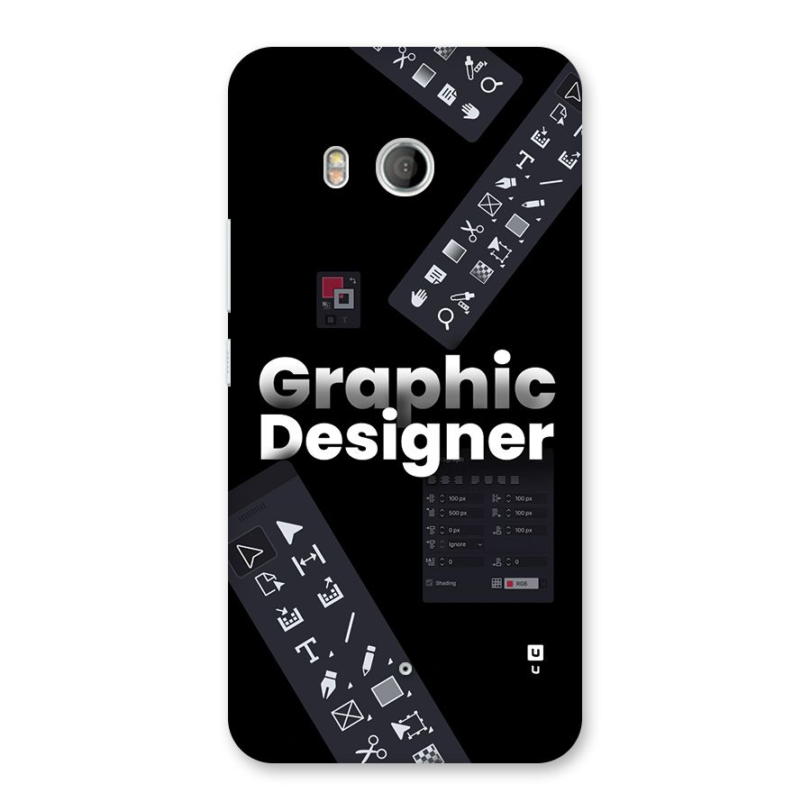 Graphic Designer Tools Back Case for HTC U11