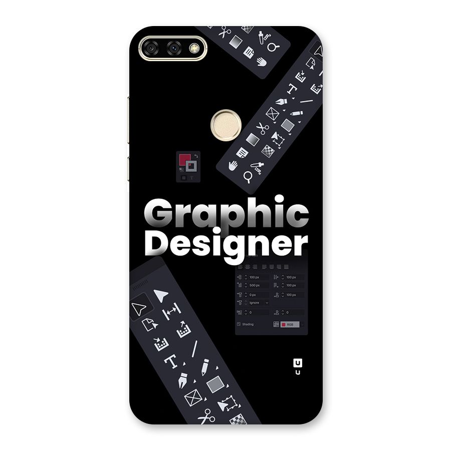 Graphic Designer Tools Back Case for Honor 7A
