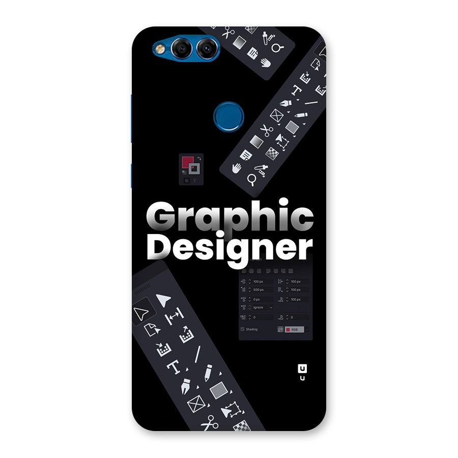Graphic Designer Tools Back Case for Honor 7X