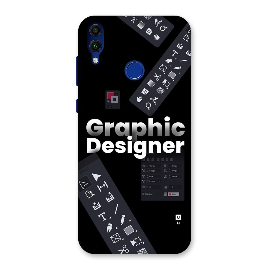 Graphic Designer Tools Back Case for Honor 8C