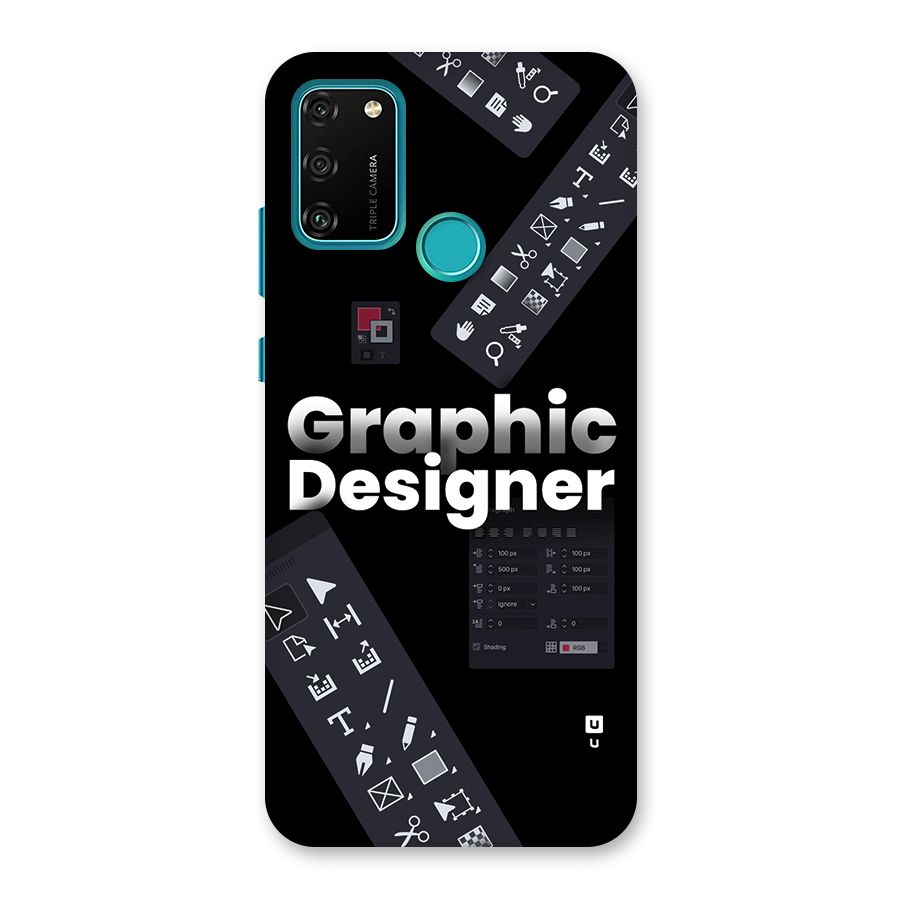 Graphic Designer Tools Back Case for Honor 9A