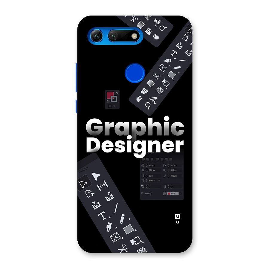 Graphic Designer Tools Back Case for Honor View 20