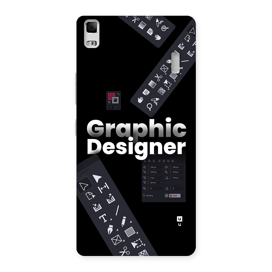 Graphic Designer Tools Back Case for Lenovo A7000