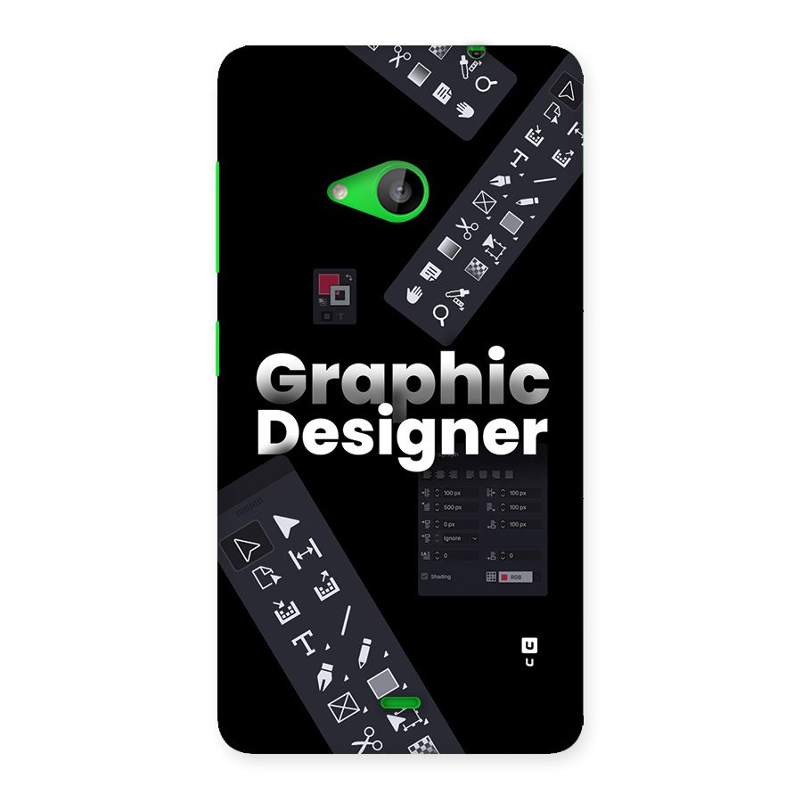 Graphic Designer Tools Back Case for Lumia 535