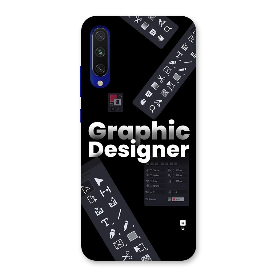 Graphic Designer Tools Back Case for Mi A3