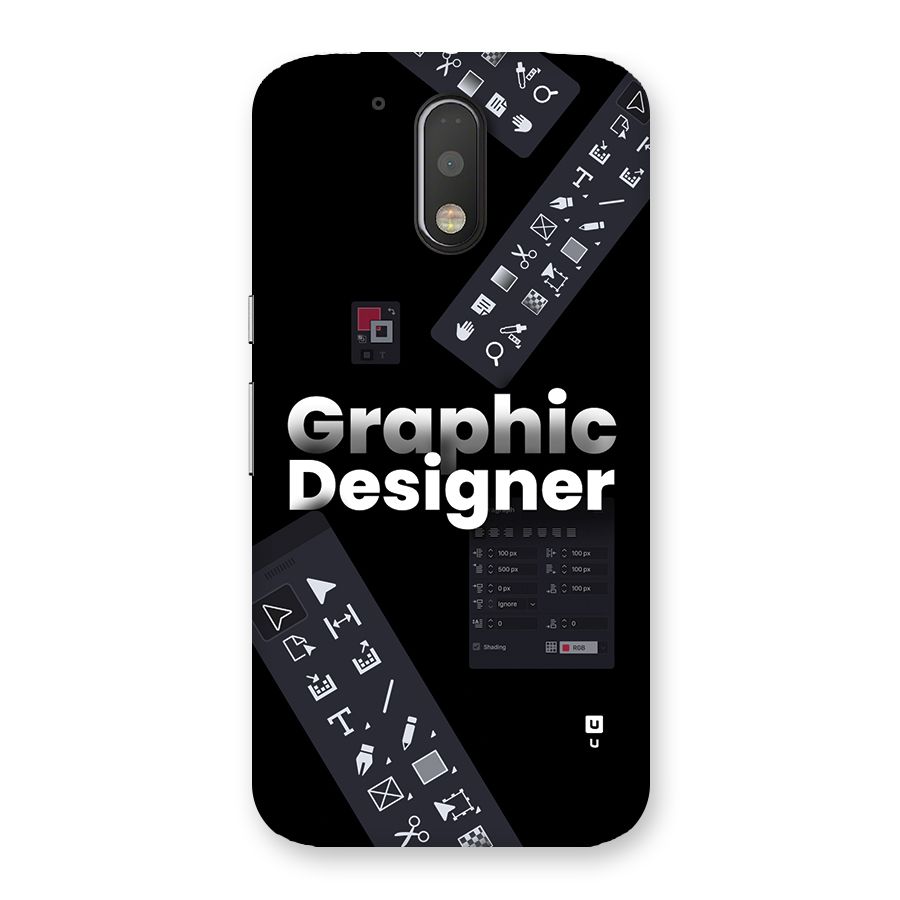 Graphic Designer Tools Back Case for Moto G4 Plus