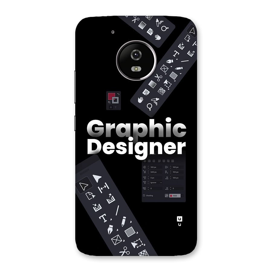 Graphic Designer Tools Back Case for Moto G5