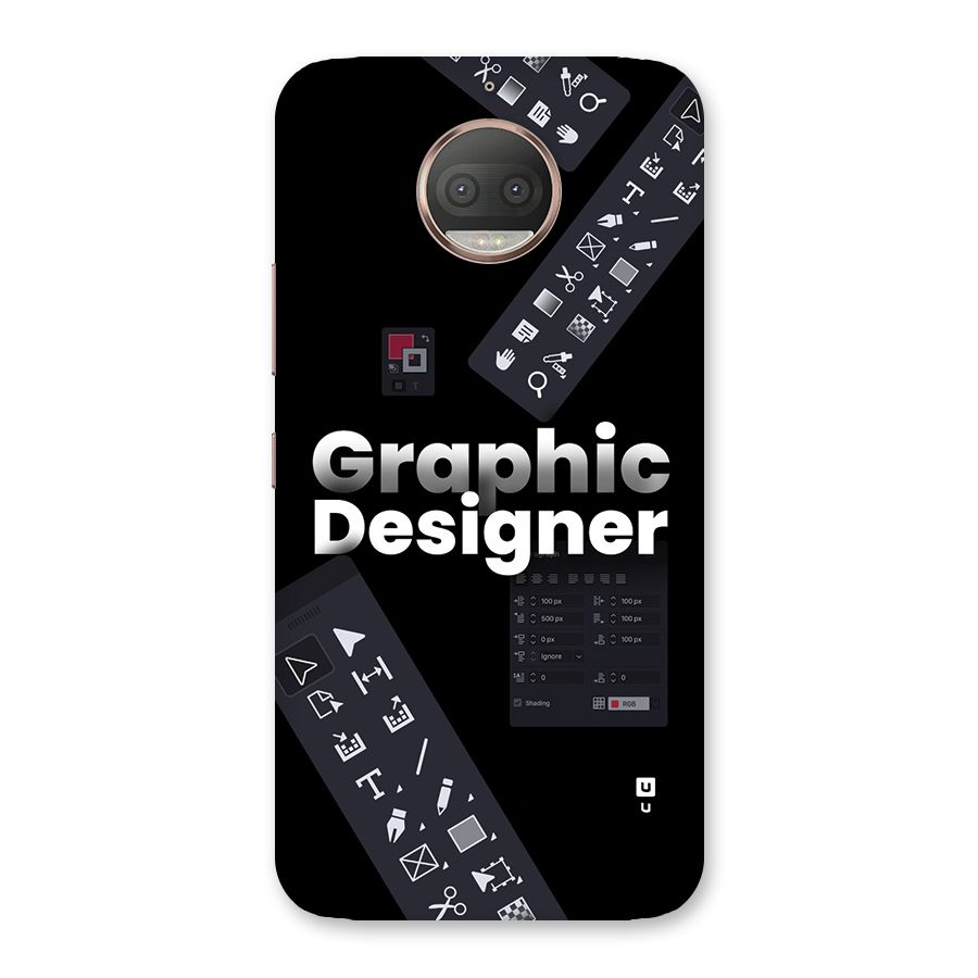 Graphic Designer Tools Back Case for Moto G5s Plus