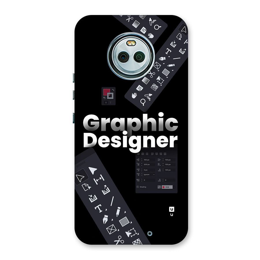 Graphic Designer Tools Back Case for Moto X4