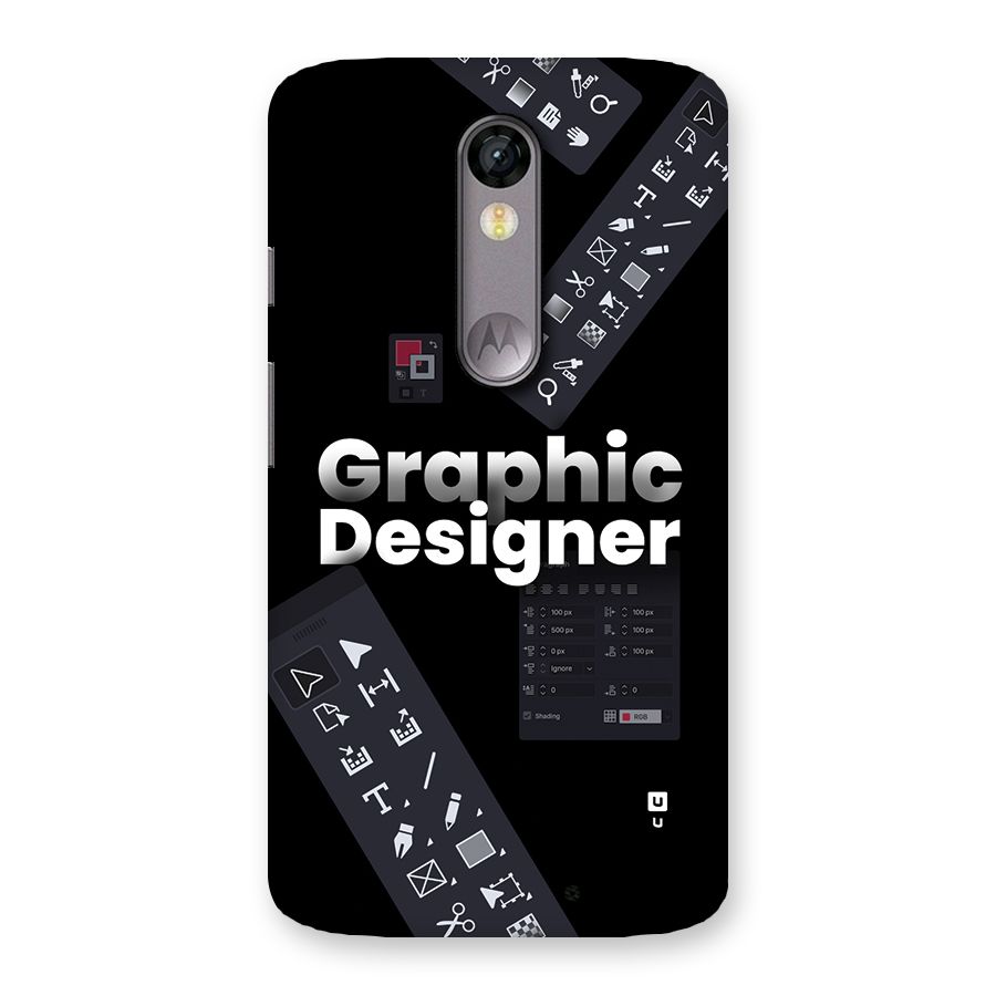 Graphic Designer Tools Back Case for Moto X Force