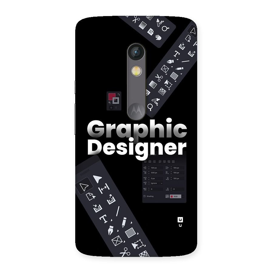 Graphic Designer Tools Back Case for Moto X Play