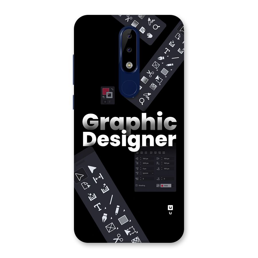 Graphic Designer Tools Back Case for Nokia 5.1 Plus
