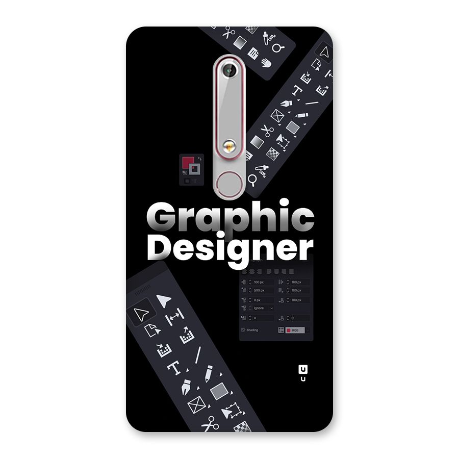 Graphic Designer Tools Back Case for Nokia 6.1