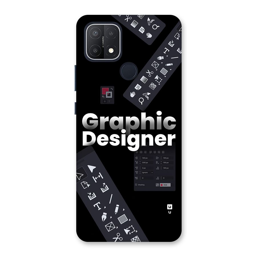 Graphic Designer Tools Back Case for Oppo A15s