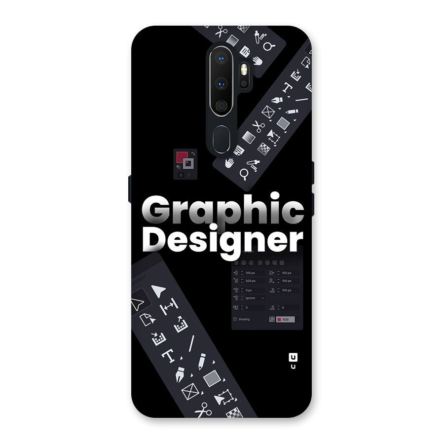 Graphic Designer Tools Back Case for Oppo A5 (2020)