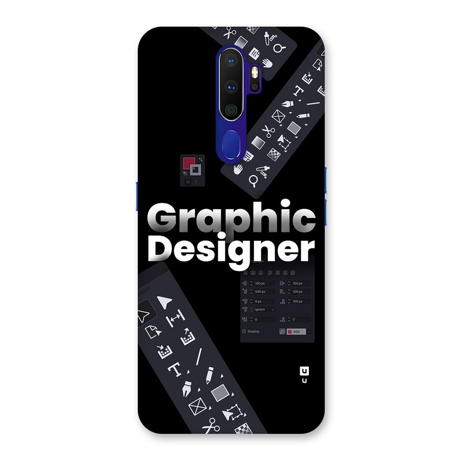 Graphic Designer Tools Back Case for Oppo A9 (2020)