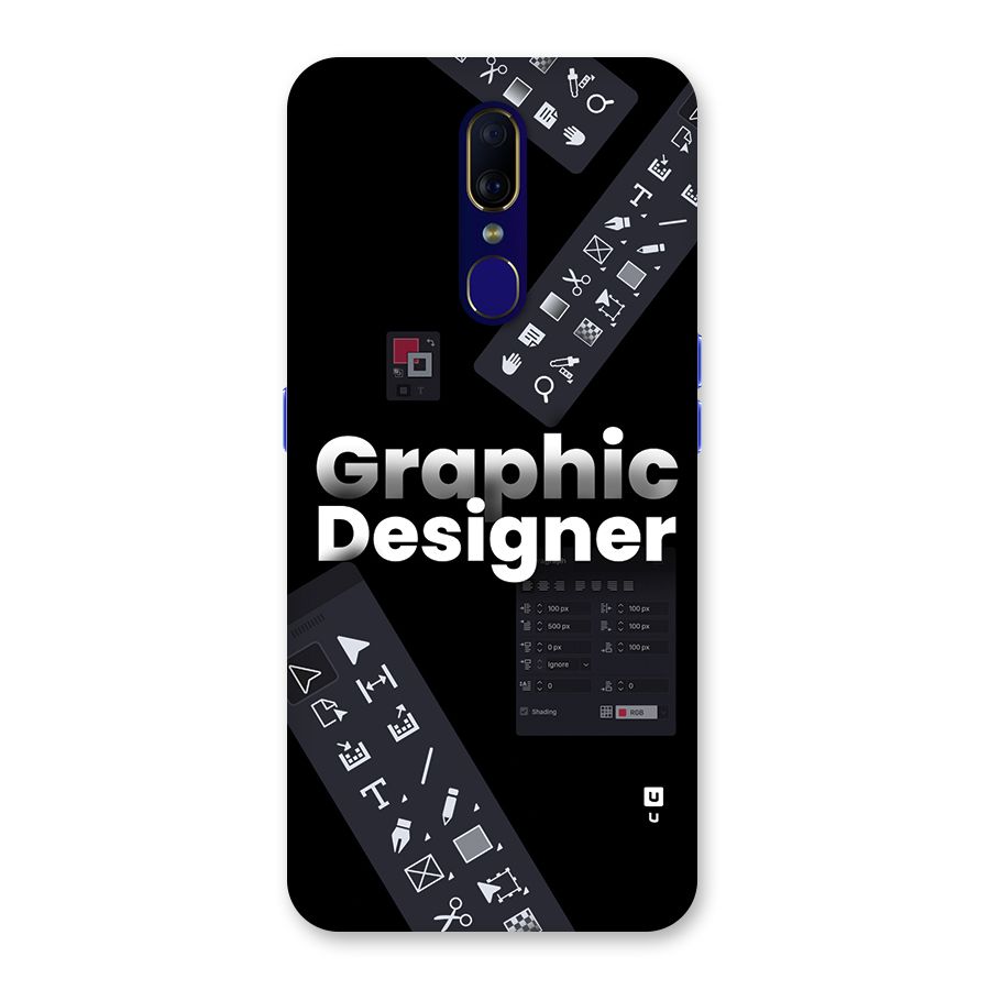 Graphic Designer Tools Back Case for Oppo F11