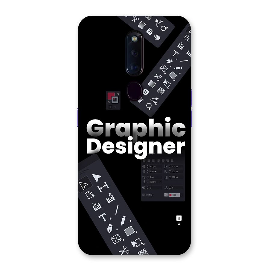 Graphic Designer Tools Back Case for Oppo F11 Pro