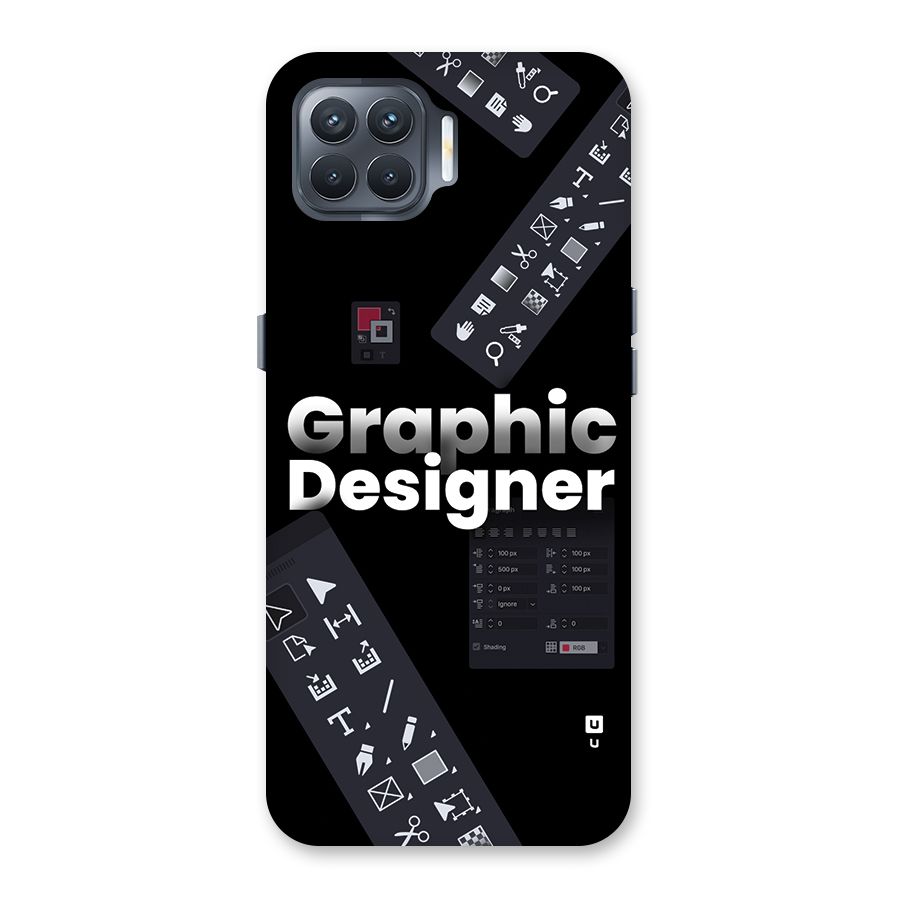 Graphic Designer Tools Back Case for Oppo F17 Pro