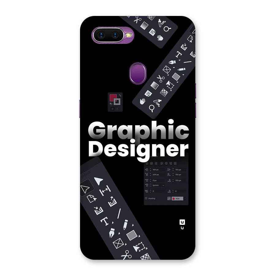Graphic Designer Tools Back Case for Oppo F9