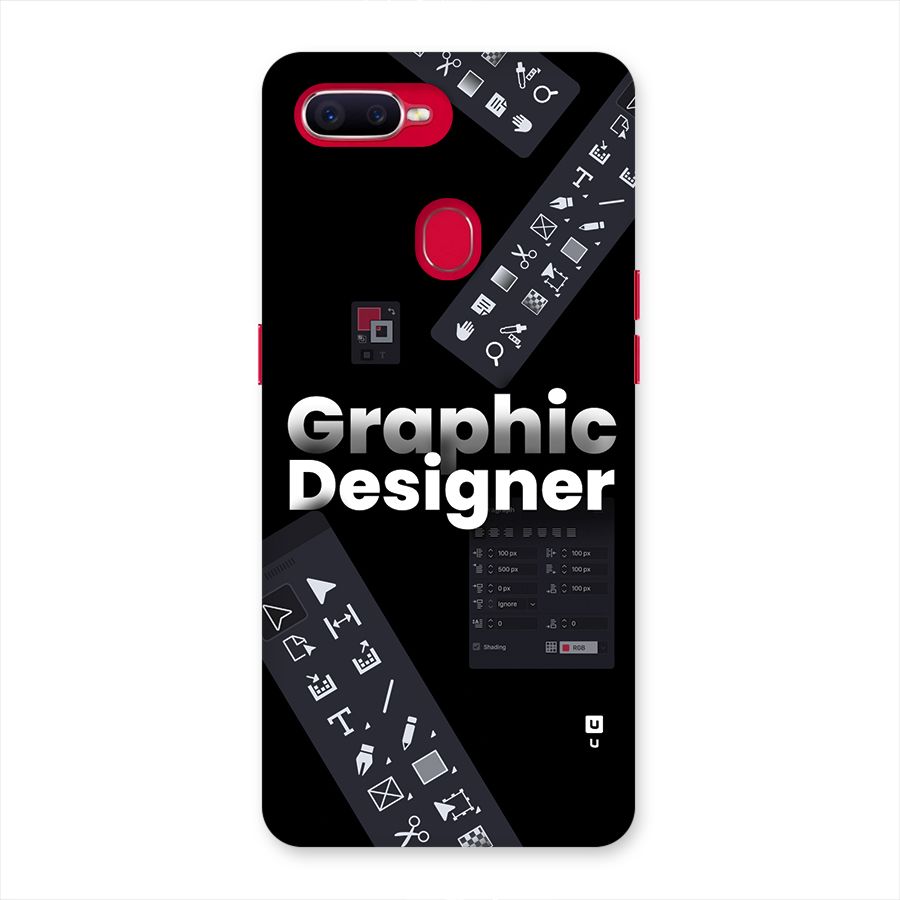 Graphic Designer Tools Back Case for Oppo F9 Pro