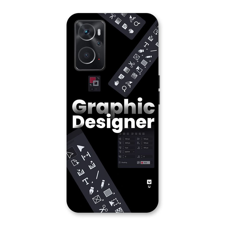 Graphic Designer Tools Back Case for Oppo K10 4G