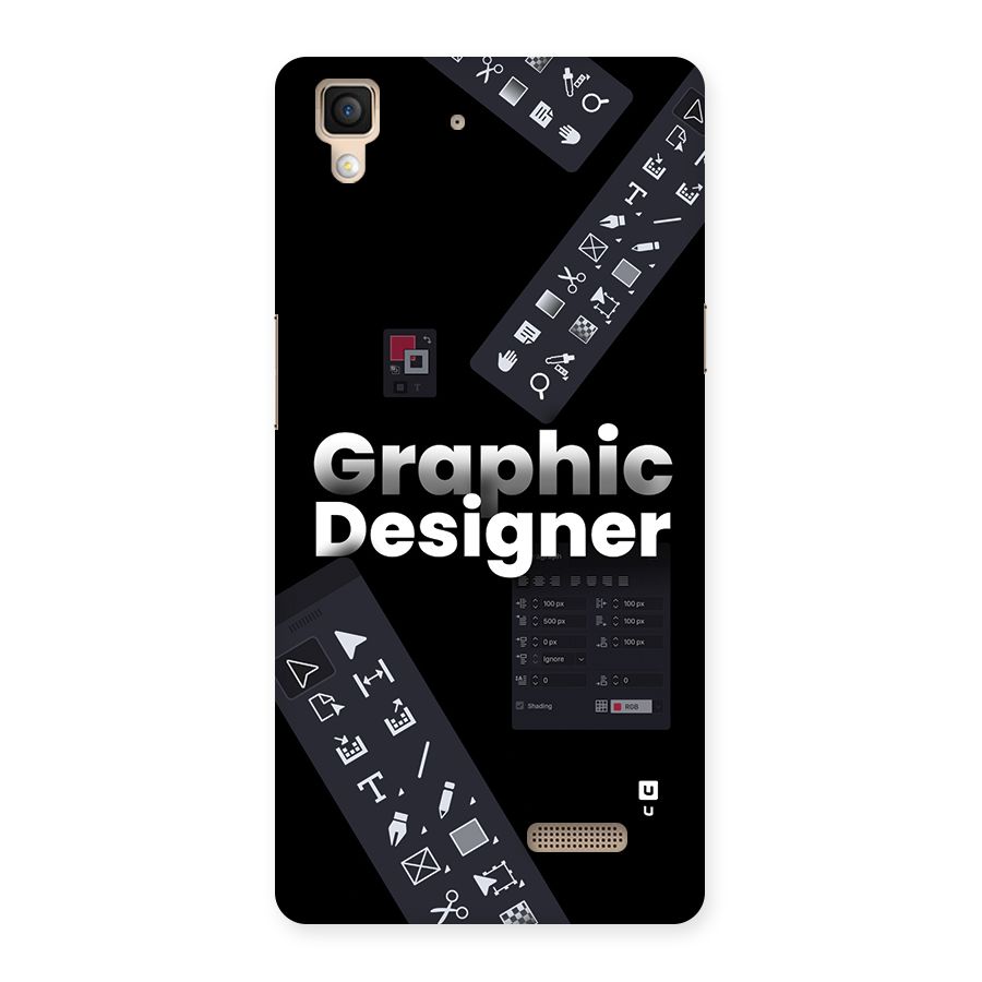 Graphic Designer Tools Back Case for Oppo R7