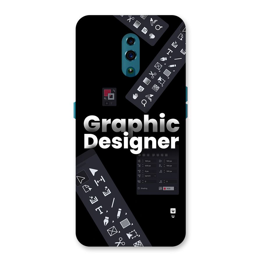 Graphic Designer Tools Back Case for Oppo Reno