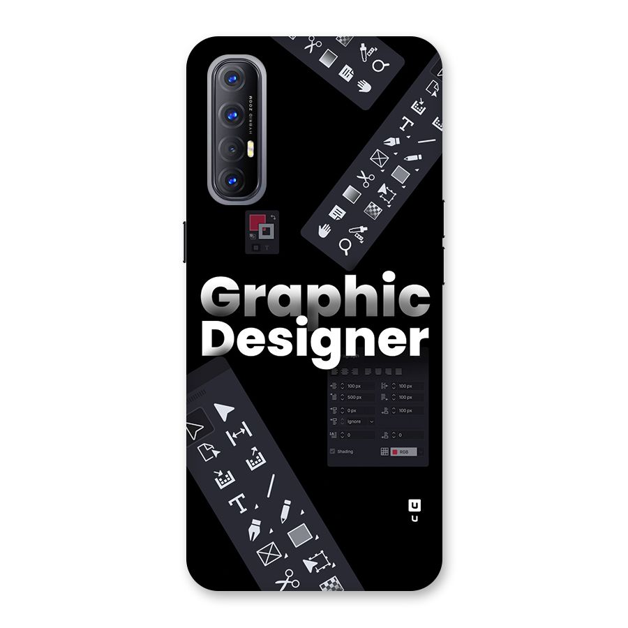 Graphic Designer Tools Back Case for Oppo Reno3 Pro