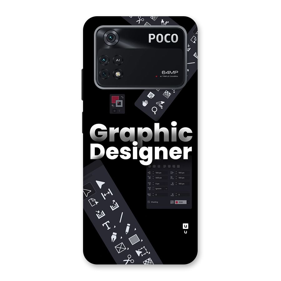 Graphic Designer Tools Back Case for Poco M4 Pro 4G