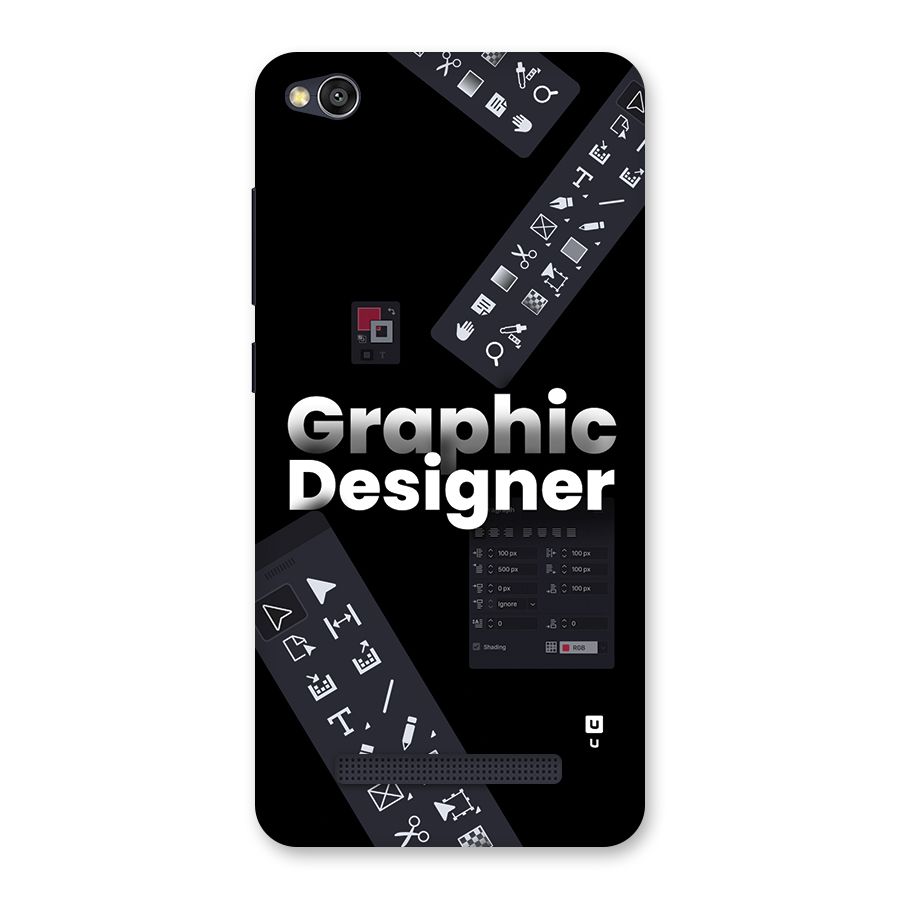 Graphic Designer Tools Back Case for Redmi 4A