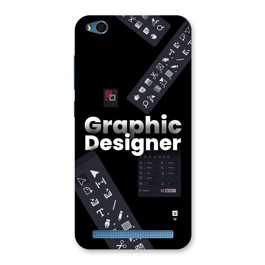 Graphic Designer Tools Back Case for Redmi 5A